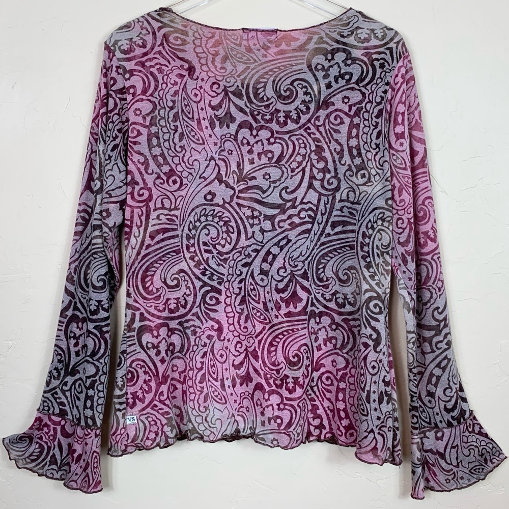 VINE STREET 5-in-1 Boho Chic Boutique Burnout L - Picture 5 of 8